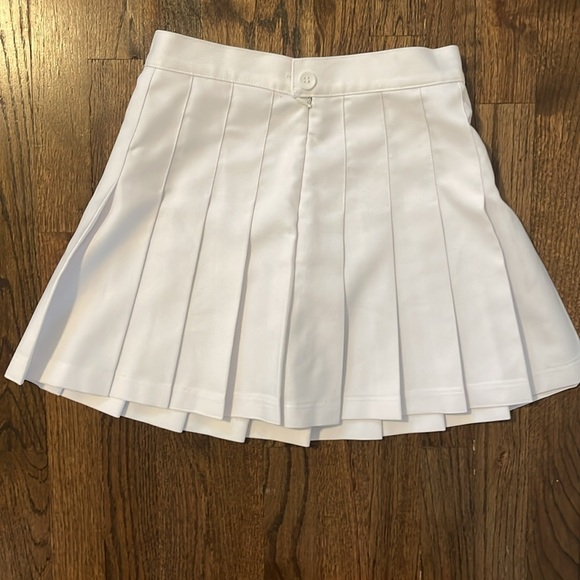 Authentic American Apparel White Gabardine Tennis Skirt S - Picture 5 of 5